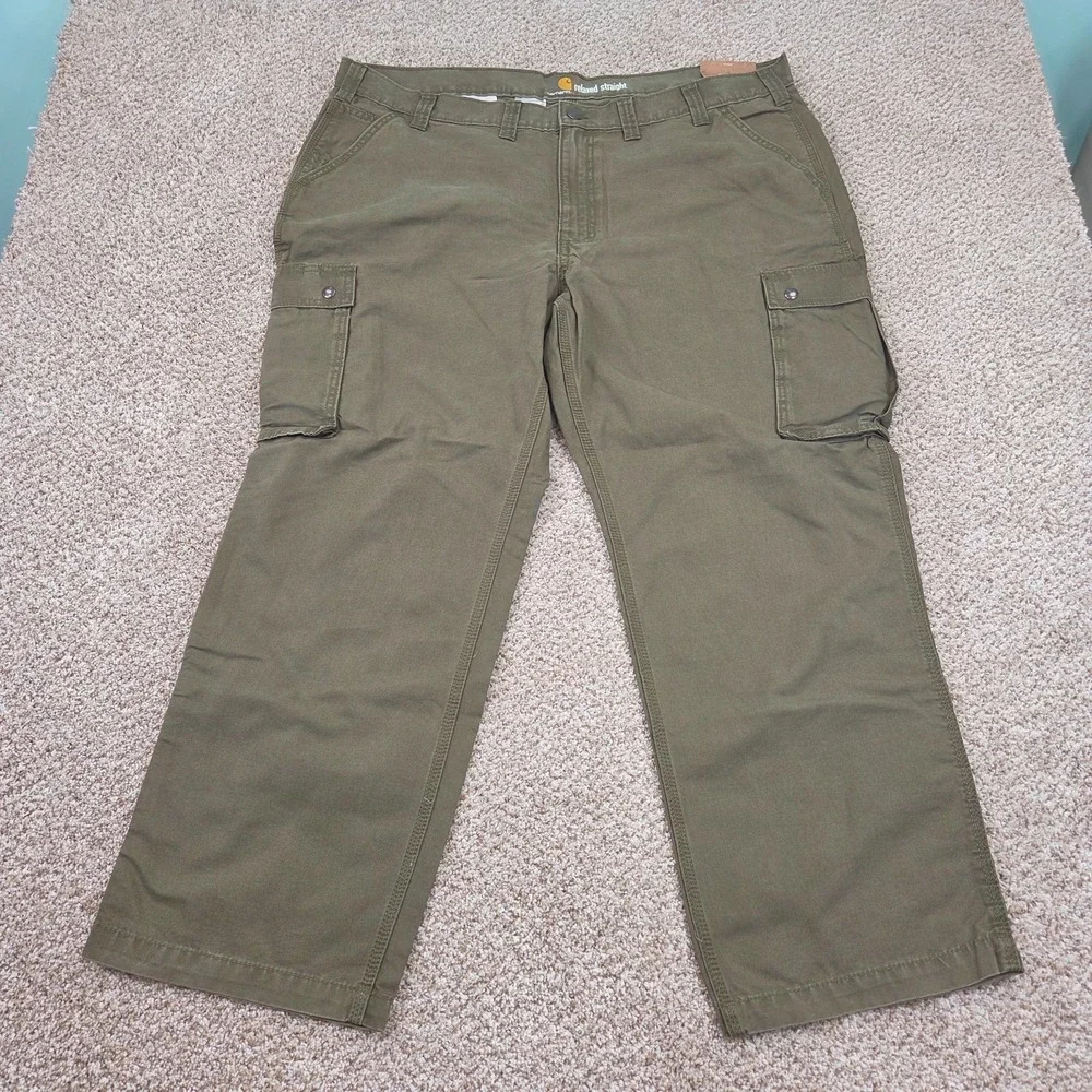 Carhartt Rugged Cargo Pants Mens 44x30 Moss Green 100272 301 Relaxed Fit Work